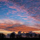 Himmelsfarben nach dem Sonnenuntergang