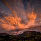 Himmelsfeuer über der Rigi