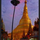 Himmelsglut über der Shwedagon