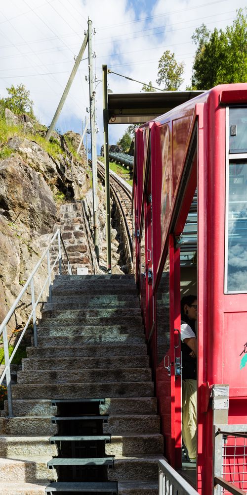 Himmelsleiter - steilste Standseilbahn Europas