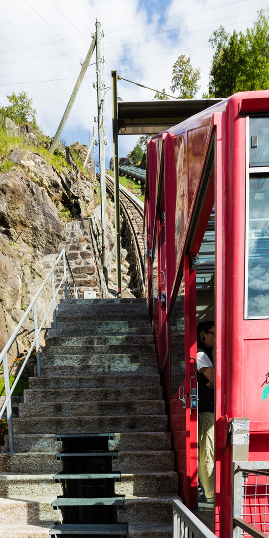 Himmelsleiter - steilste Standseilbahn Europas