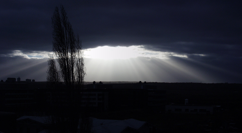 Himmelsloch über Mainz