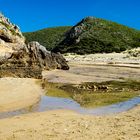 Himmelspfütze im Sandstrand