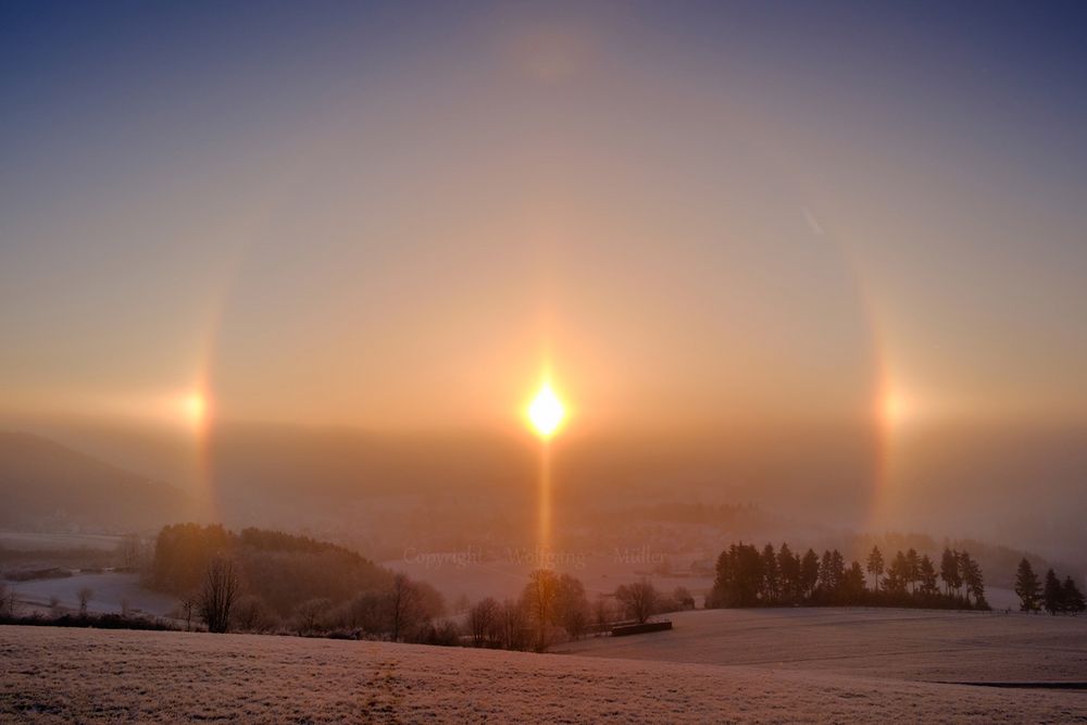 Himmelsphänomen am Neujahrsmorgen