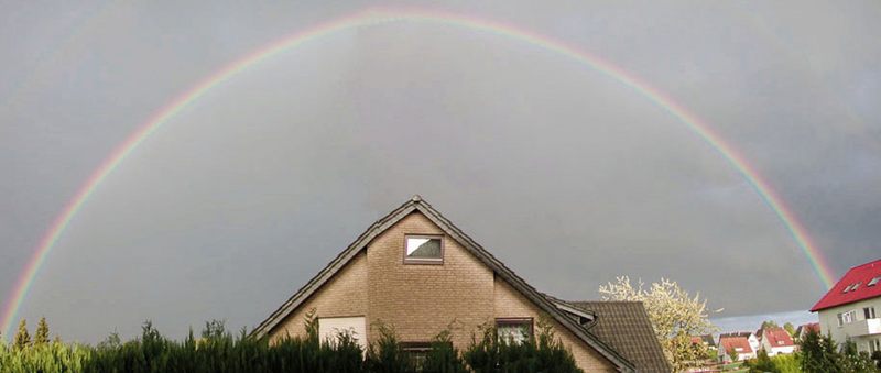 Himmelsrund bei Regen