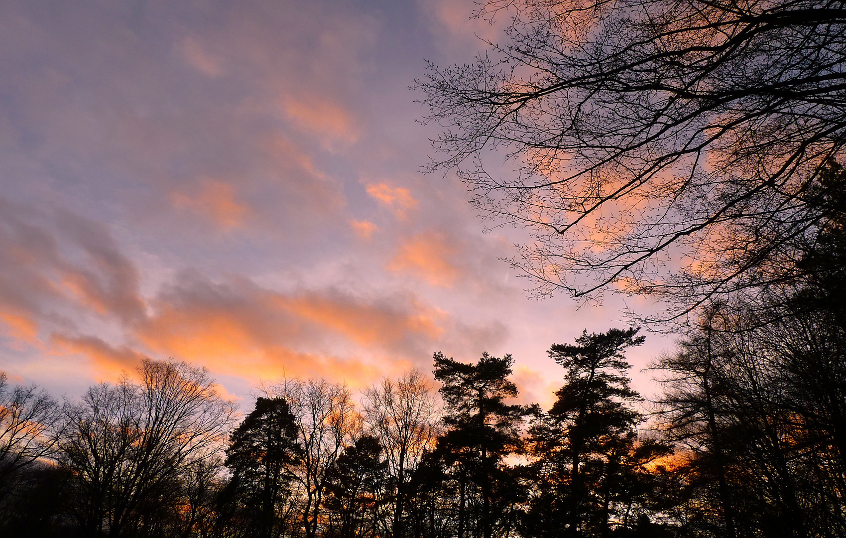 Himmelsspektakel am Abend