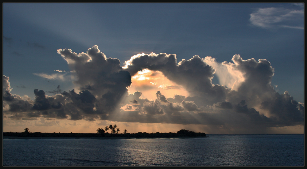 Himmelstor über den Malediven Foto & Bild himmel, wolken, himmel