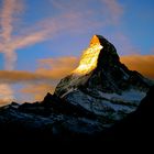 Himmelszeichen am Matterhorn