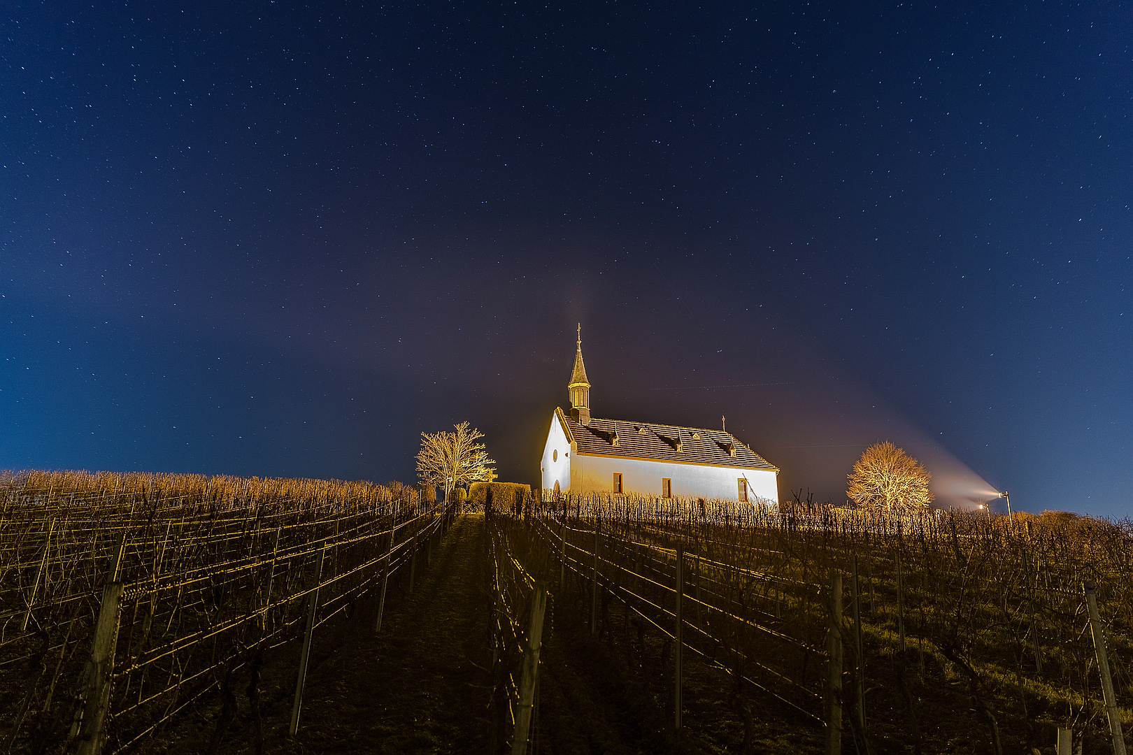 Himmlisch ..... Foto &amp; Bild | kapelle, kirche, nacht Bilder auf ...