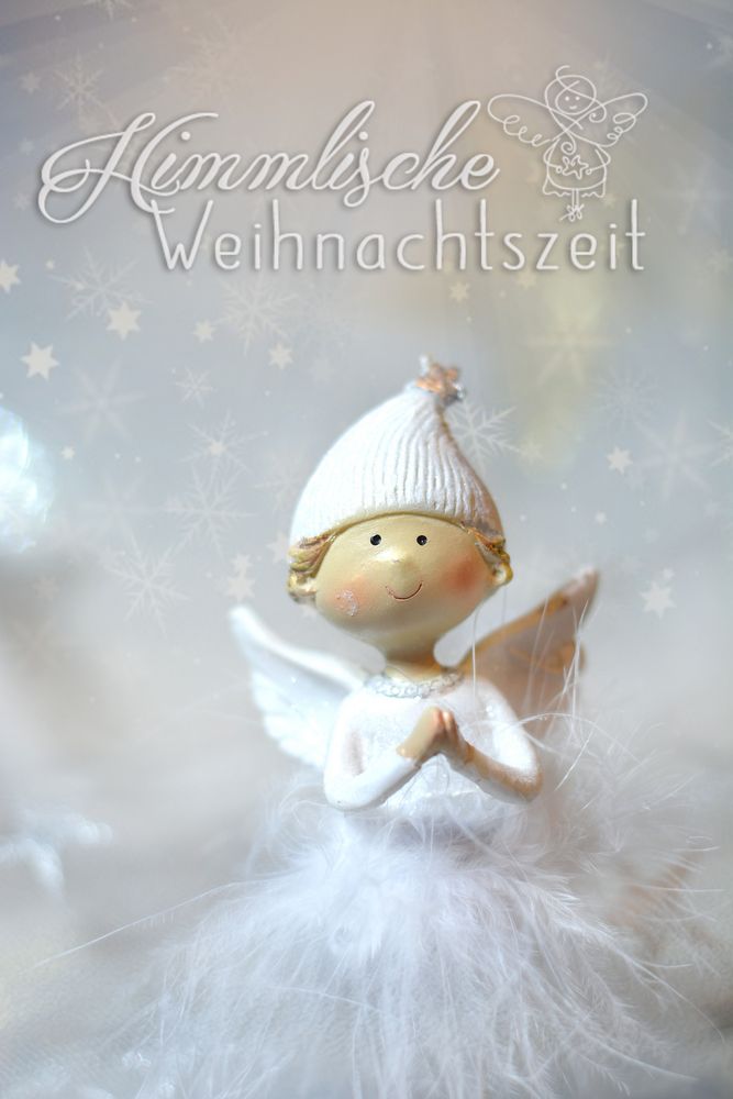 Himmlische Adventszeit Foto &amp; Bild | weihnachten, engel, karte Bilder ...