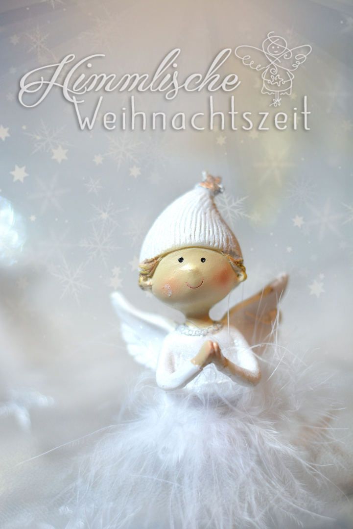 Himmlische Adventszeit Foto & Bild  weihnachten, engel, karte Bilder 