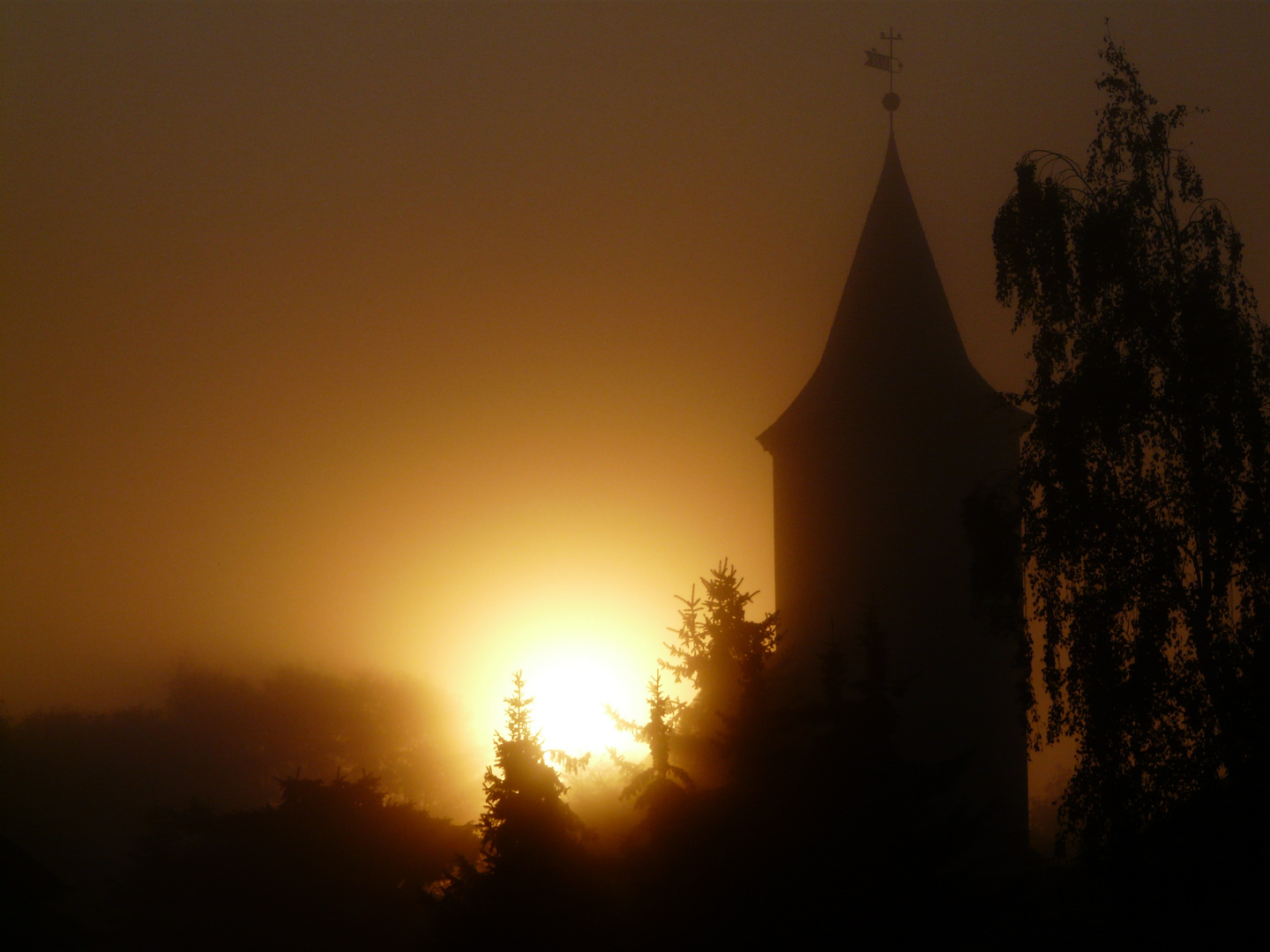 himmlischer Sonnenaufgang in Bützer