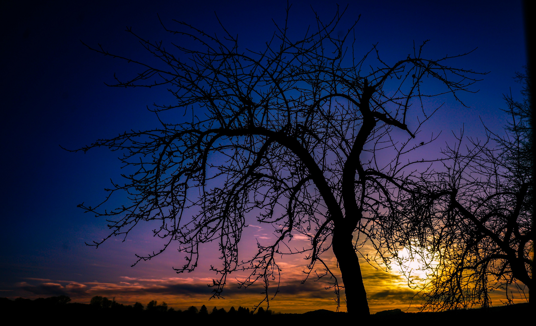 Himmlischer Sonnenuntergang 