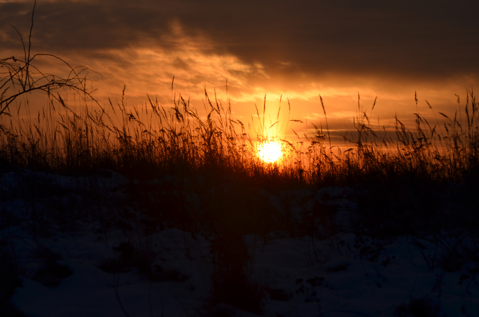 himmlischer Sonnenuntergang