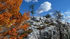 hinauf zu 'the Crack' im La Cloche / Killarney / Ontario