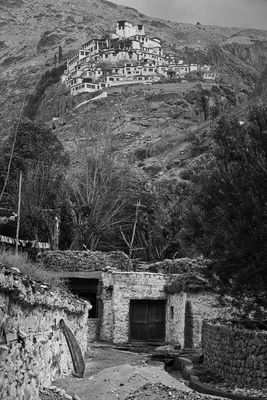 Hinauf zum Kloster Diskit