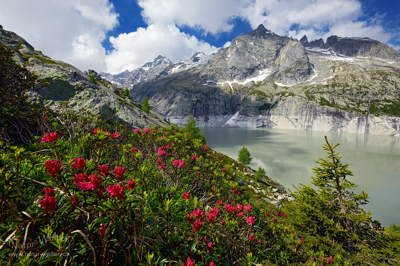 Hinauf zur Albigna-Hütte