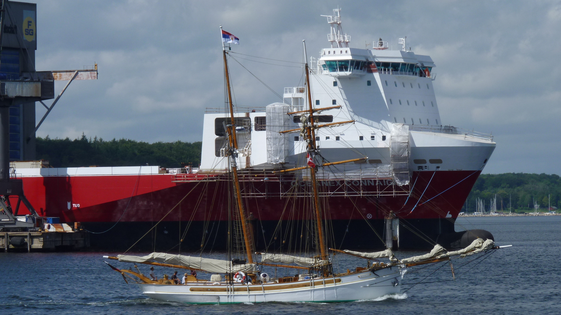 Hinaus auf die Ostsee