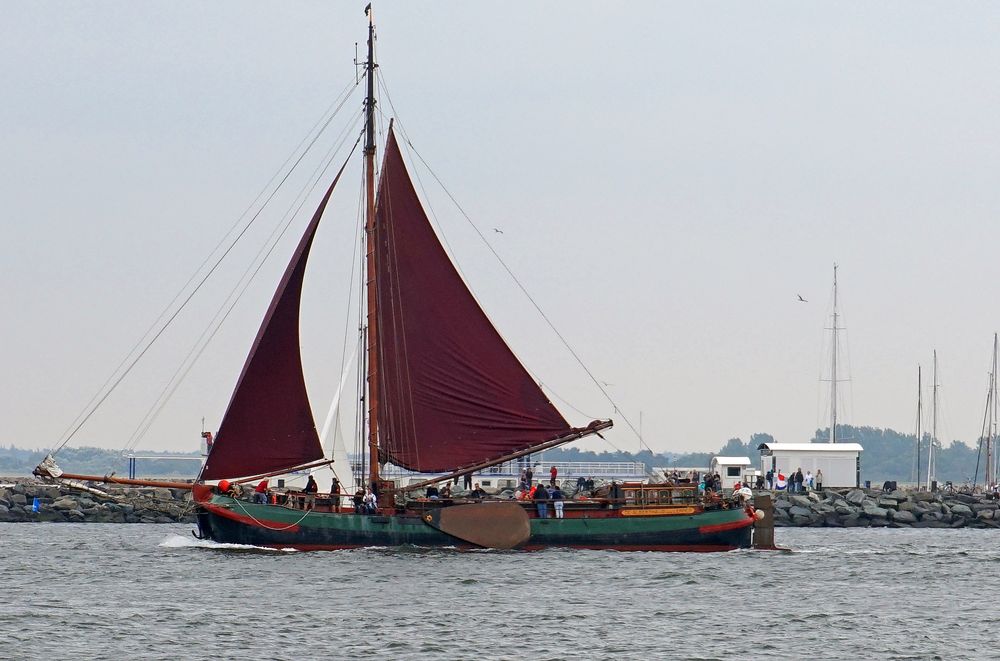 Hinaus geht es aufs Meer