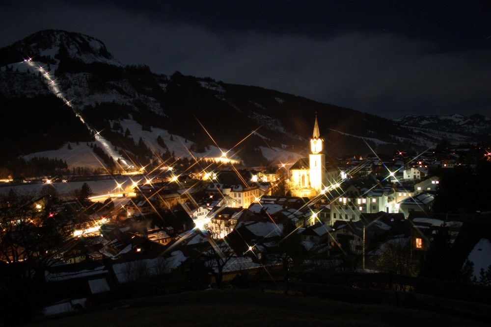 Hindelang at Night