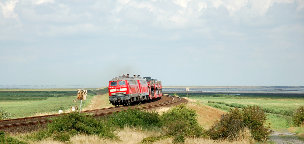 Hindenburgdamm-Panorama mit Zwoachtzehn