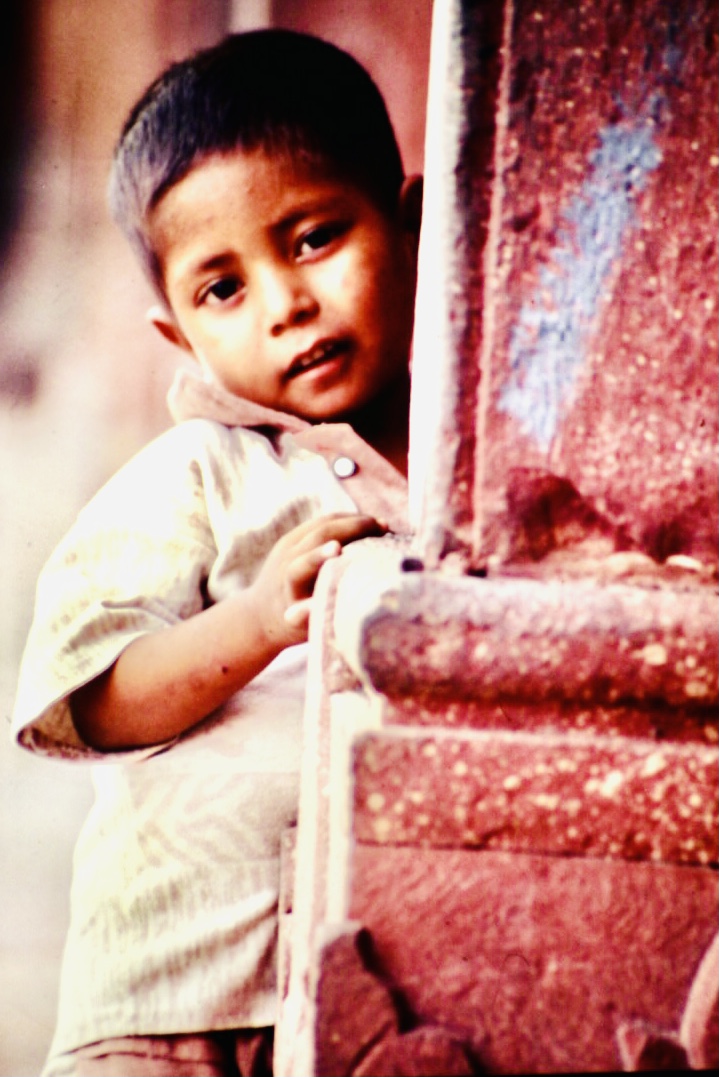 Hindu child with sensitive Hindu character