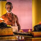 Hindu Gläubiger im Tempel
