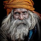 Hindu pilgrim in Haridwar