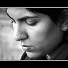 Hindu-Woman in silence
