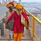 Hindus aus ganz Indien kommen zur Kumbh Mela