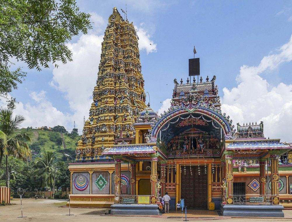 ...Hindutempel in Matale...