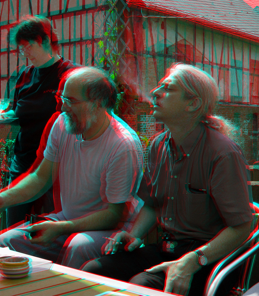 Hingabe ;-) (3D-Anaglyphe)