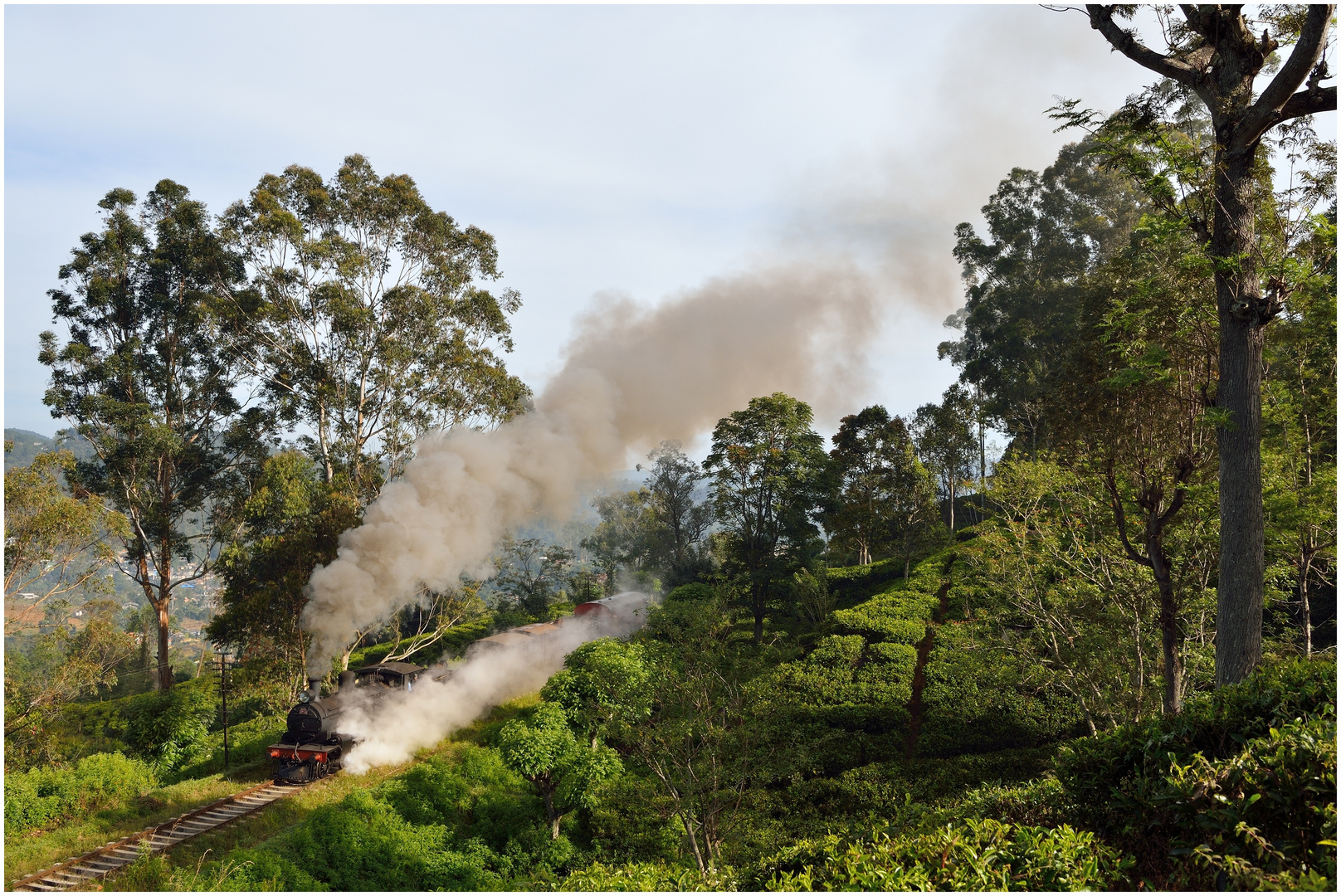 Hinter Bandarawela bergwärts