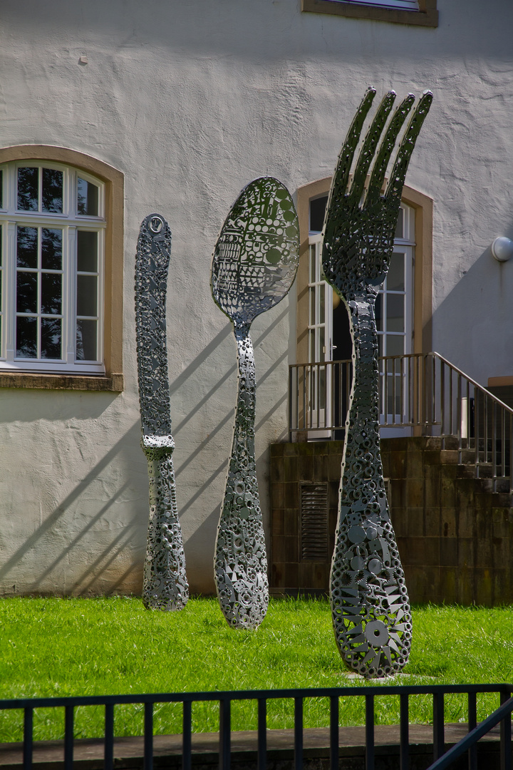 Hinter dem Deutschen Klingenmuseum