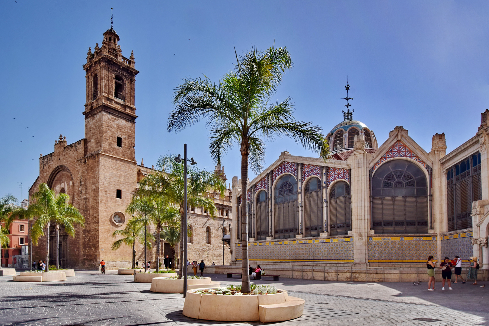 Hinter dem Mercado Central