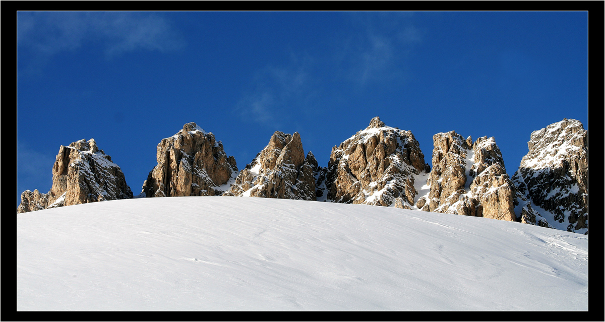 Hinter dem Schnee geht es weiter....