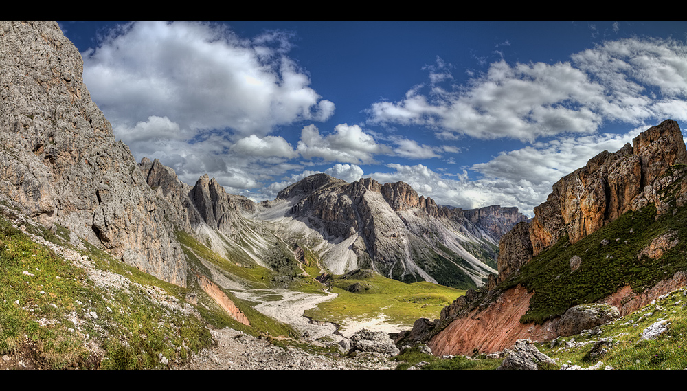 Hinter den Geislerspitzen