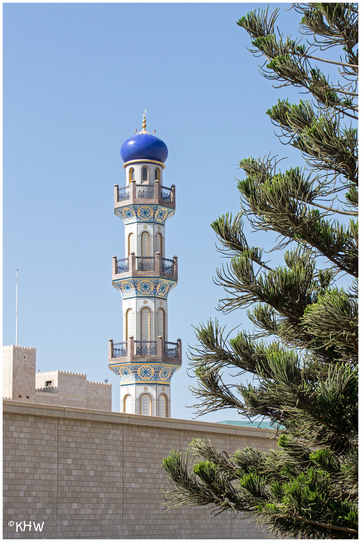 Hinter den Palastmauern in Salalah (Oman)