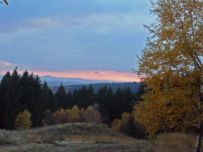 Hinter den sieben Bergen (Siebengebirge) Foto & Bild landschaft