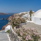 hinter der Kirche - Oia/Santorin