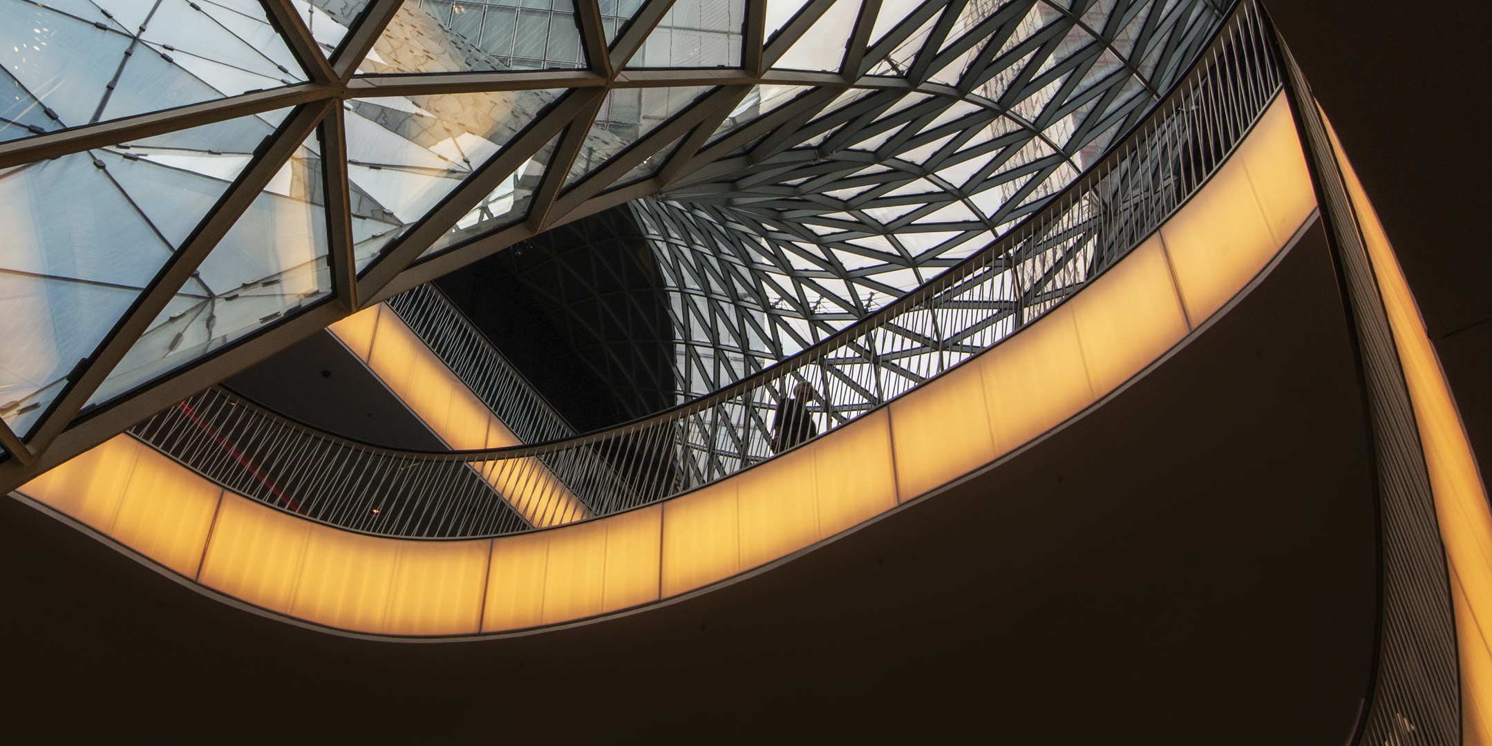 Hinter Gittern im My Zeil Frankfurt