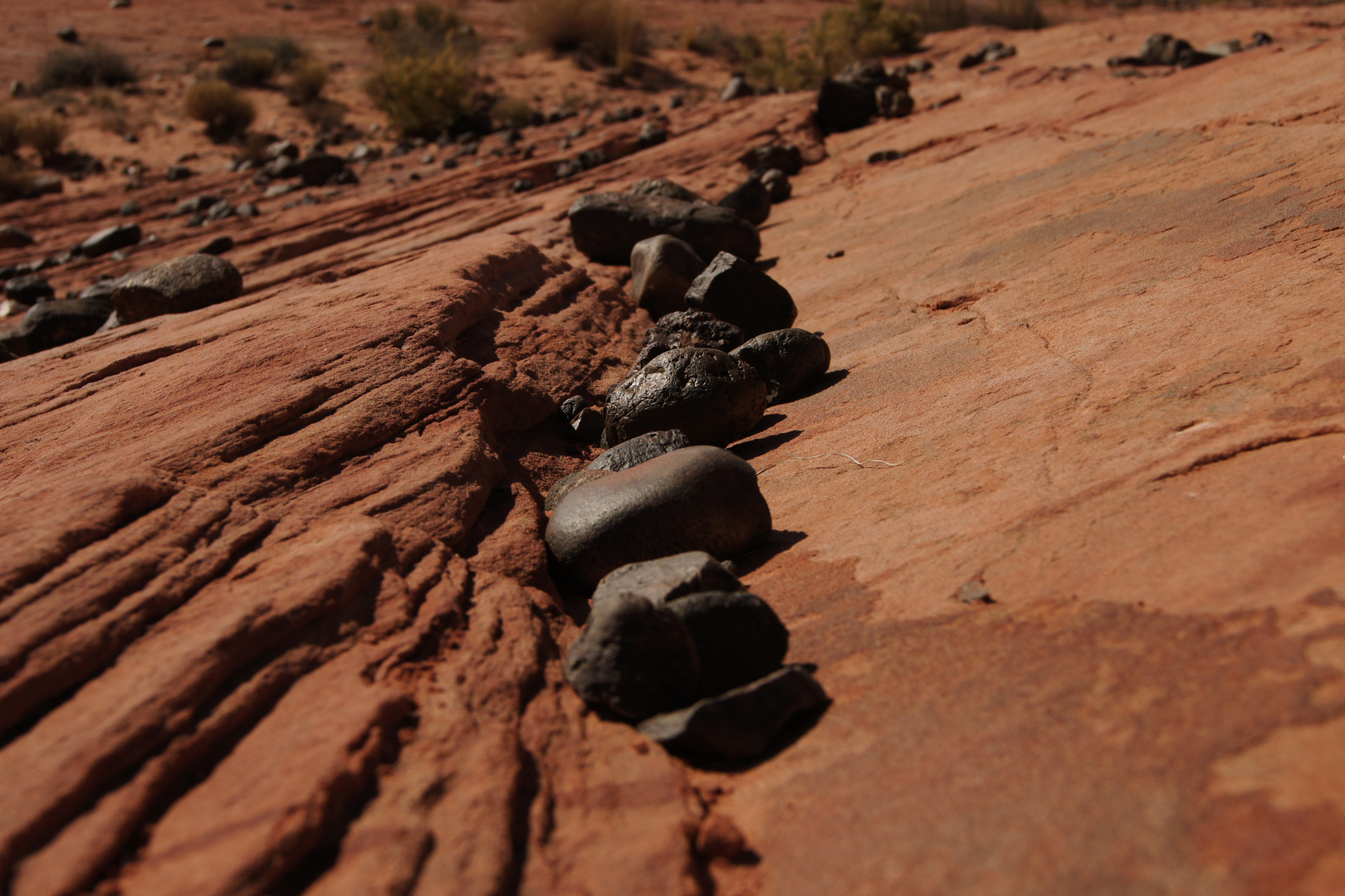 Hinterbliebene der Erosion