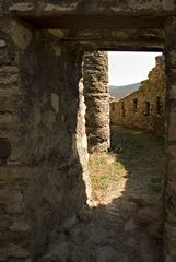 Hintereingang zur Ruine Ehrenburg in Plaue/Thür.