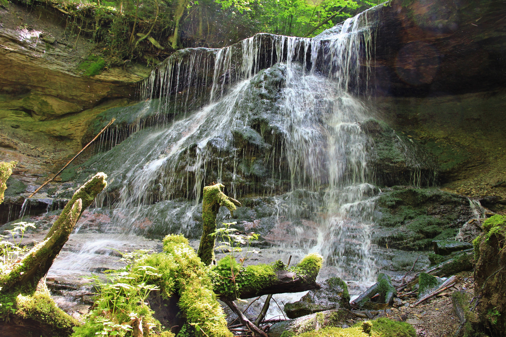 Hinterer Wasserfall bei Murrhardt