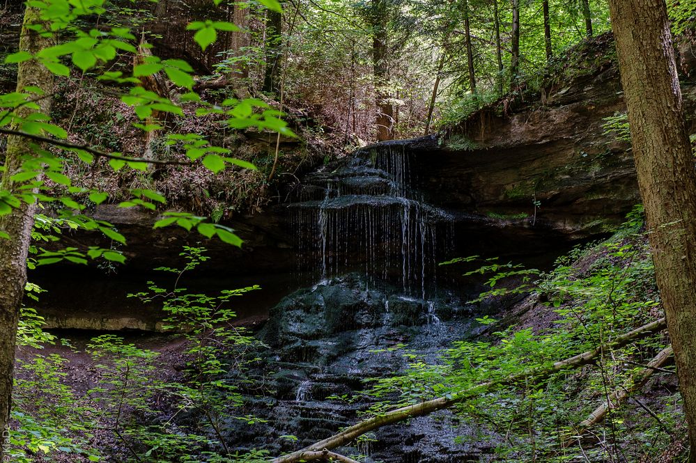 Hinterer Wasserfall im Hörschbachtal