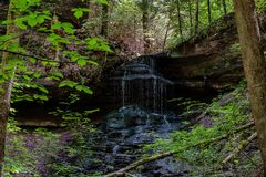 Hinterer Wasserfall im Hörschbachtal