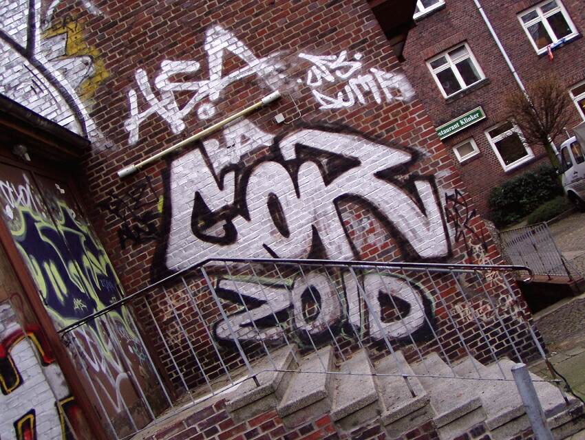 Hinterhof-Graffitty