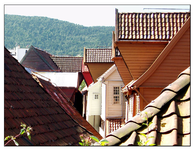 Hinterhof in Bergen