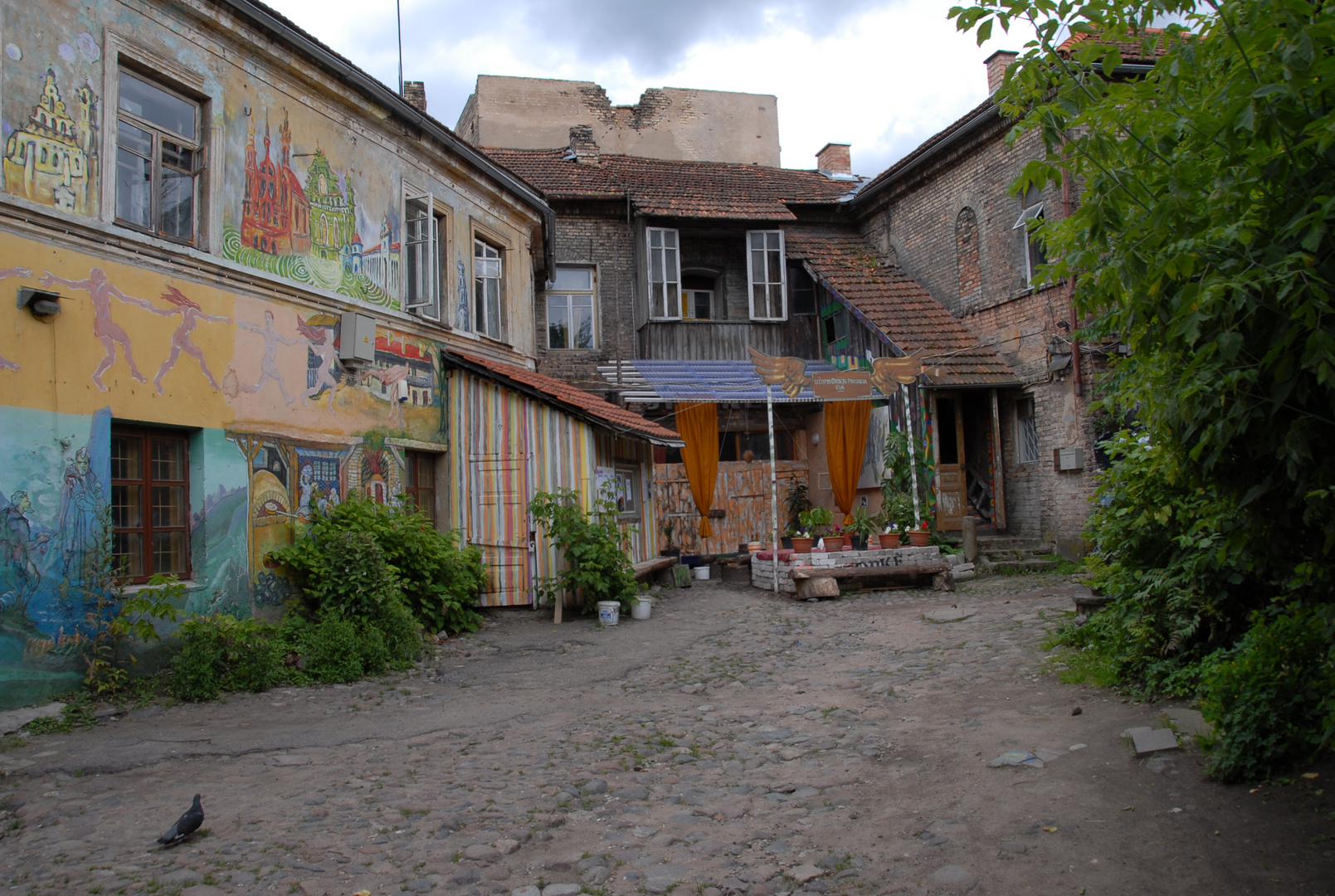 Hinterhof in Vilnius