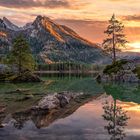 Hintersee bei Sonnenuntergang